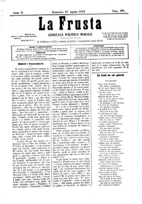 La frusta Sonntag 27. August 1871