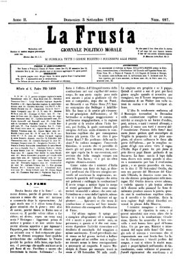 La frusta Sonntag 3. September 1871