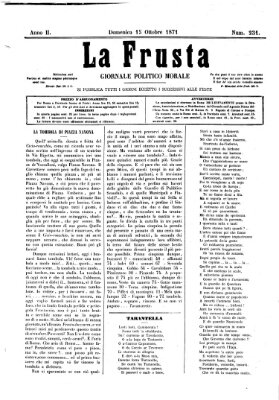 La frusta Sonntag 15. Oktober 1871