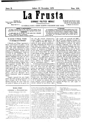 La frusta Samstag 18. November 1871