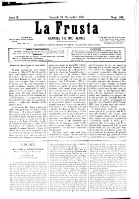 La frusta Freitag 24. November 1871