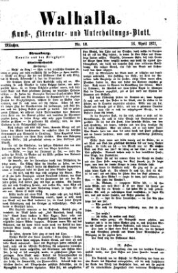 Walhalla (Der Bayerische Landbote) Sonntag 16. April 1871