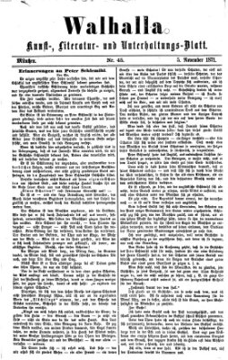 Walhalla (Der Bayerische Landbote) Sonntag 5. November 1871