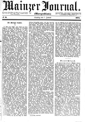 Mainzer Journal Samstag 7. Januar 1871