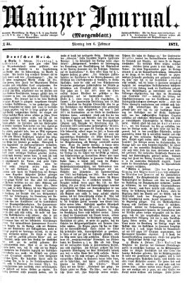 Mainzer Journal Montag 6. Februar 1871