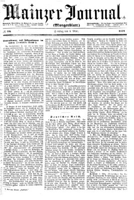 Mainzer Journal Samstag 4. März 1871