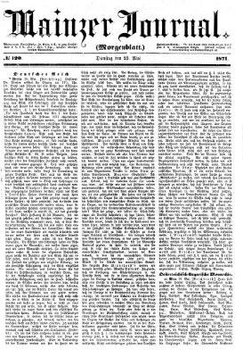 Mainzer Journal Dienstag 23. Mai 1871