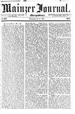 Mainzer Journal Donnerstag 25. Mai 1871