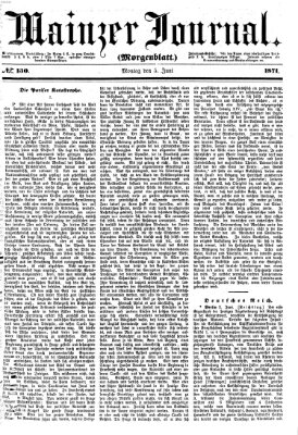 Mainzer Journal Montag 5. Juni 1871