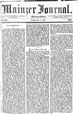 Mainzer Journal Samstag 17. Juni 1871