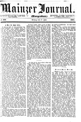 Mainzer Journal Montag 19. Juni 1871