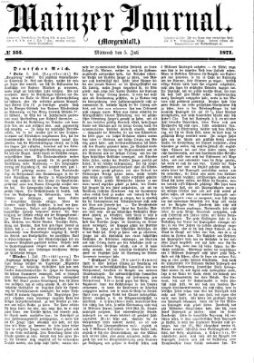 Mainzer Journal Mittwoch 5. Juli 1871