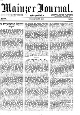 Mainzer Journal Samstag 29. Juli 1871