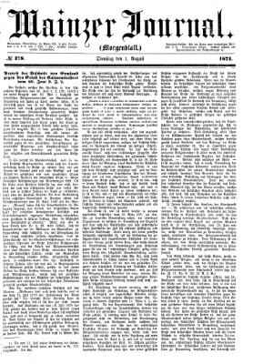 Mainzer Journal Dienstag 1. August 1871