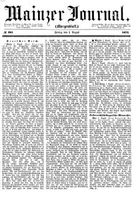 Mainzer Journal Freitag 4. August 1871