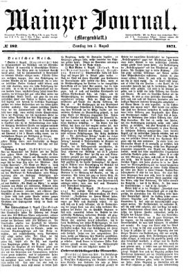 Mainzer Journal Samstag 5. August 1871