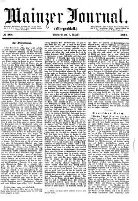 Mainzer Journal Mittwoch 9. August 1871