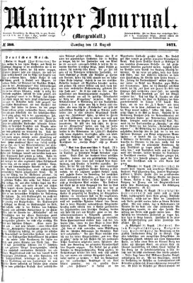 Mainzer Journal Samstag 12. August 1871