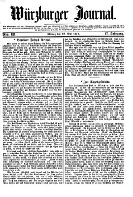 Würzburger Journal Montag 22. Mai 1871