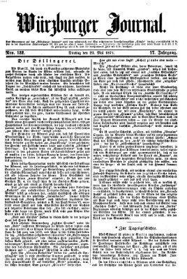 Würzburger Journal Dienstag 23. Mai 1871