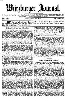 Würzburger Journal Dienstag 30. Mai 1871