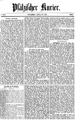 Pfälzischer Kurier Freitag 13. Juli 1866