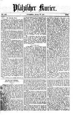 Pfälzischer Kurier Freitag 20. Juli 1866