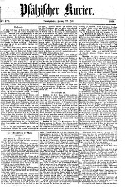 Pfälzischer Kurier Freitag 27. Juli 1866