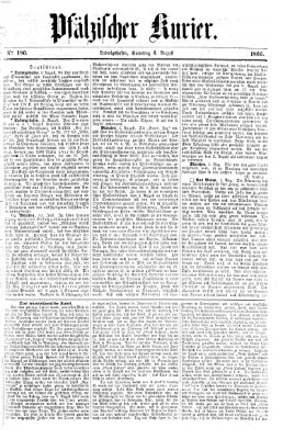 Pfälzischer Kurier Samstag 4. August 1866