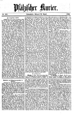 Pfälzischer Kurier Mittwoch 29. August 1866