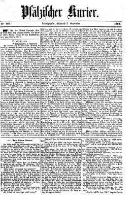 Pfälzischer Kurier Mittwoch 5. September 1866