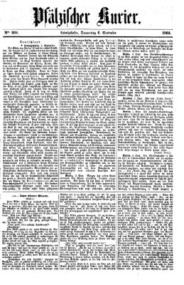 Pfälzischer Kurier Donnerstag 6. September 1866