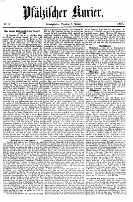 Pfälzischer Kurier Dienstag 8. Januar 1867