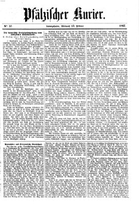 Pfälzischer Kurier Freitag 13. Dezember 1867