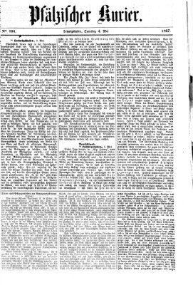 Pfälzischer Kurier Samstag 4. Mai 1867