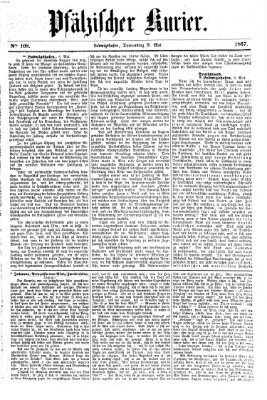 Pfälzischer Kurier Donnerstag 9. Mai 1867