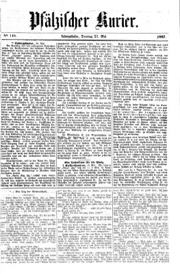 Pfälzischer Kurier Dienstag 21. Mai 1867