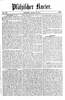 Pfälzischer Kurier Samstag 29. Juni 1867