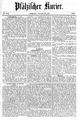 Pfälzischer Kurier Samstag 27. Juli 1867