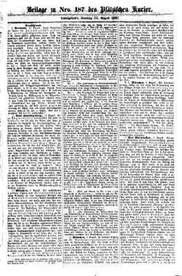 Pfälzischer Kurier Sonntag 11. August 1867