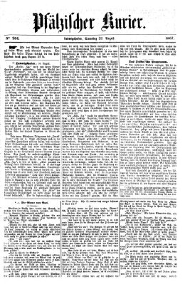 Pfälzischer Kurier Samstag 31. August 1867