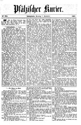 Pfälzischer Kurier Sonntag 1. September 1867