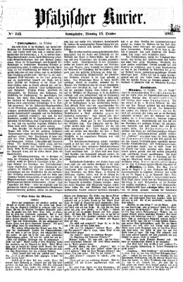 Pfälzischer Kurier Dienstag 15. Oktober 1867