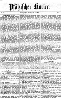 Pfälzischer Kurier Sonntag 20. Oktober 1867