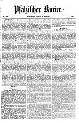 Pfälzischer Kurier Dienstag 5. November 1867