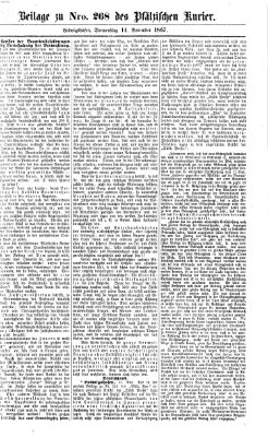 Pfälzischer Kurier Donnerstag 14. November 1867