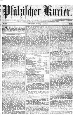 Pfälzischer Kurier Dienstag 4. Februar 1868