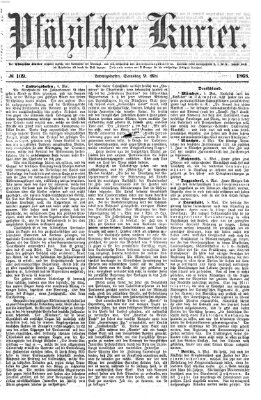 Pfälzischer Kurier Samstag 9. Mai 1868