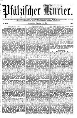 Pfälzischer Kurier Sonntag 10. Mai 1868