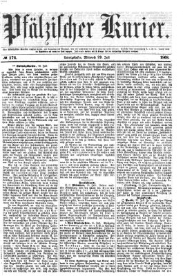 Pfälzischer Kurier Mittwoch 29. Juli 1868